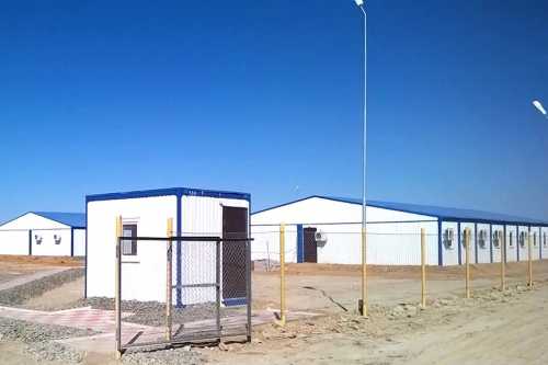 Вахтовый городок нефтяников. АБК. Столовая. Медпункт Атырау Казахстан