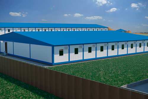 Столовая для строителей аэропорта в Симферополе